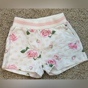 Monnalisa Floral Polka Dot Kids Shorts